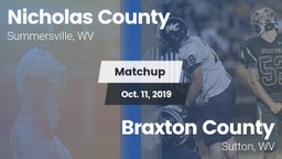 Matchup: Nicholas County vs. Braxton County  2019