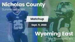 Matchup: Nicholas County vs. Wyoming East  2020