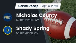 Recap: Nicholas County  vs. Shady Spring  2020