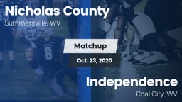 Matchup: Nicholas County vs. Independence  2020