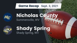 Recap: Nicholas County  vs. Shady Spring  2021