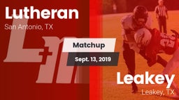 Matchup: Lutheran vs. Leakey  2019