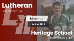 Matchup: Lutheran vs. Heritage School 2019