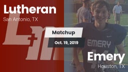 Matchup: Lutheran vs. Emery  2019