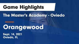 The Master's Academy - Oviedo vs Orangewood Game Highlights - Sept. 14, 2021