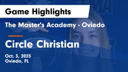 The Master's Academy - Oviedo vs Circle Christian  Game Highlights - Oct. 3, 2023