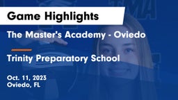 The Master's Academy - Oviedo vs Trinity Preparatory School Game Highlights - Oct. 11, 2023