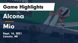 Alcona  vs Mio Game Highlights - Sept. 16, 2021