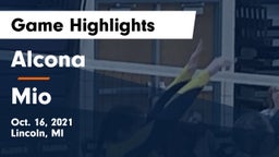 Alcona  vs Mio Game Highlights - Oct. 16, 2021
