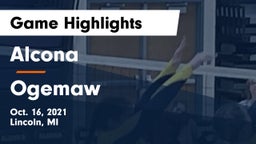 Alcona  vs Ogemaw Game Highlights - Oct. 16, 2021