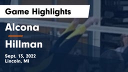 Alcona  vs Hillman Game Highlights - Sept. 13, 2022