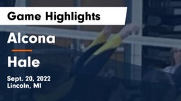 Alcona  vs Hale Game Highlights - Sept. 20, 2022