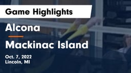 Alcona  vs Mackinac Island Game Highlights - Oct. 7, 2022