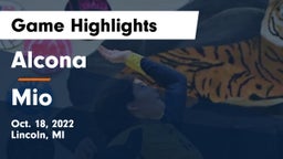 Alcona  vs Mio Game Highlights - Oct. 18, 2022
