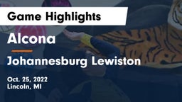 Alcona  vs Johannesburg Lewiston Game Highlights - Oct. 25, 2022