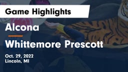 Alcona  vs Whittemore Prescott Game Highlights - Oct. 29, 2022