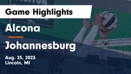 Alcona  vs Johannesburg Game Highlights - Aug. 25, 2023