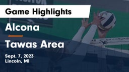 Alcona  vs Tawas Area  Game Highlights - Sept. 7, 2023
