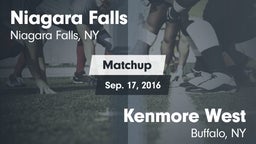 Matchup: Niagara Falls vs. Kenmore West  2016