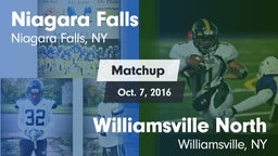 Matchup: Niagara Falls vs. Williamsville North  2016