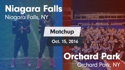 Matchup: Niagara Falls vs. Orchard Park  2016