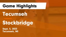 Tecumseh  vs Stockbridge Game Highlights - Sept. 5, 2023