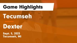 Tecumseh  vs Dexter  Game Highlights - Sept. 5, 2023