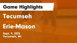 Tecumseh  vs Erie-Mason  Game Highlights - Sept. 9, 2023