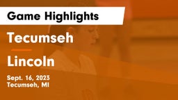 Tecumseh  vs Lincoln  Game Highlights - Sept. 16, 2023