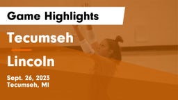 Tecumseh  vs Lincoln  Game Highlights - Sept. 26, 2023