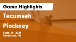 Tecumseh  vs Pinckney  Game Highlights - Sept. 28, 2023