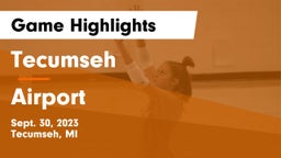 Tecumseh  vs Airport  Game Highlights - Sept. 30, 2023