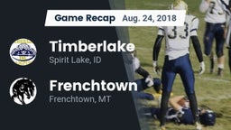 Recap: Timberlake  vs. Frenchtown  2018