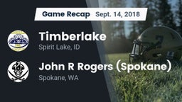 Recap: Timberlake  vs. John R Rogers  (Spokane) 2018