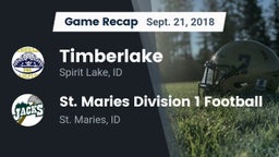 Recap: Timberlake  vs. St. Maries Division 1 Football 2018
