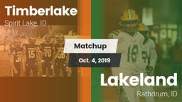 Matchup: Timberlake vs. Lakeland  2019