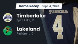 Recap: Timberlake  vs. Lakeland  2020