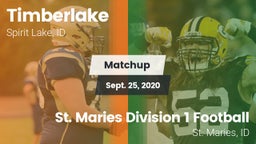 Matchup: Timberlake vs. St. Maries Division 1 Football 2020