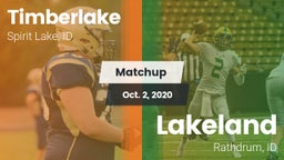 Matchup: Timberlake vs. Lakeland  2020