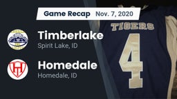 Recap: Timberlake  vs. Homedale  2020