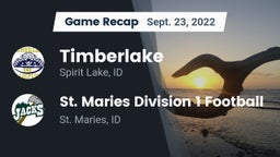 Recap: Timberlake  vs. St. Maries Division 1 Football 2022