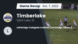 Recap: Timberlake  vs. Lethbridge Collegiate Institute (Lethbridge, Alberta) 2022