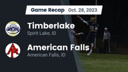 Recap: Timberlake  vs. American Falls  2023