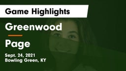 Greenwood  vs Page Game Highlights - Sept. 24, 2021