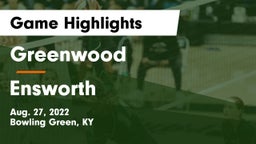 Greenwood  vs Ensworth Game Highlights - Aug. 27, 2022
