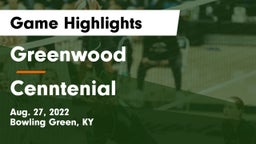 Greenwood  vs Cenntenial Game Highlights - Aug. 27, 2022