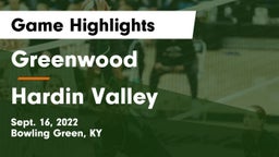 Greenwood  vs Hardin Valley Game Highlights - Sept. 16, 2022