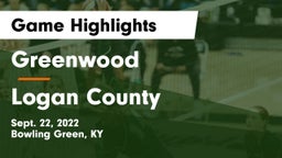 Greenwood  vs Logan County  Game Highlights - Sept. 22, 2022