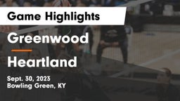 Greenwood  vs Heartland  Game Highlights - Sept. 30, 2023