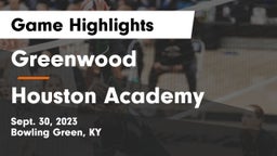 Greenwood  vs Houston Academy Game Highlights - Sept. 30, 2023